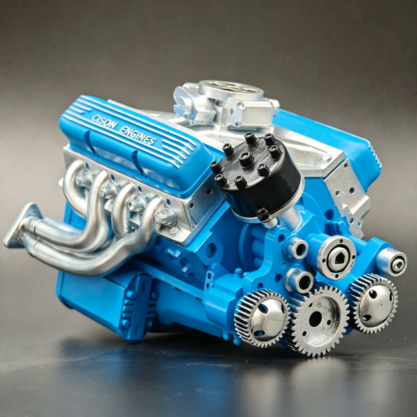 🔥 Gasoline OHV V8 small displacement engine model ornament