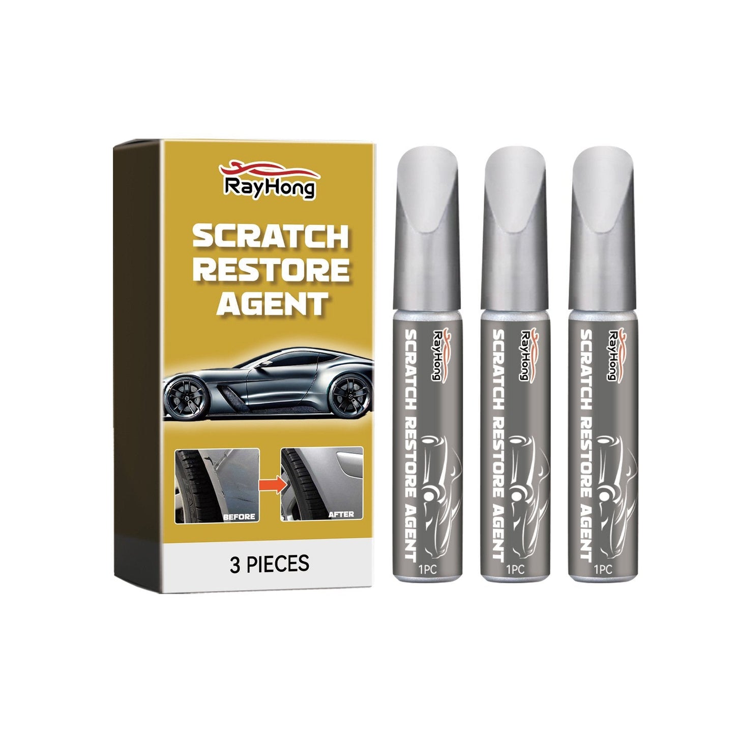 Magic Car Scratch Repair Pen – Fix Rim Scratches in Minutes – Permanent & No-Drip Formula 🛠️