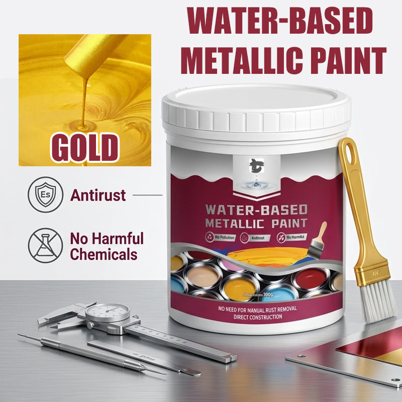 Rust Converter Metallic Paint – One coat stops rust, no sanding, no fumes. 🔨🛡️