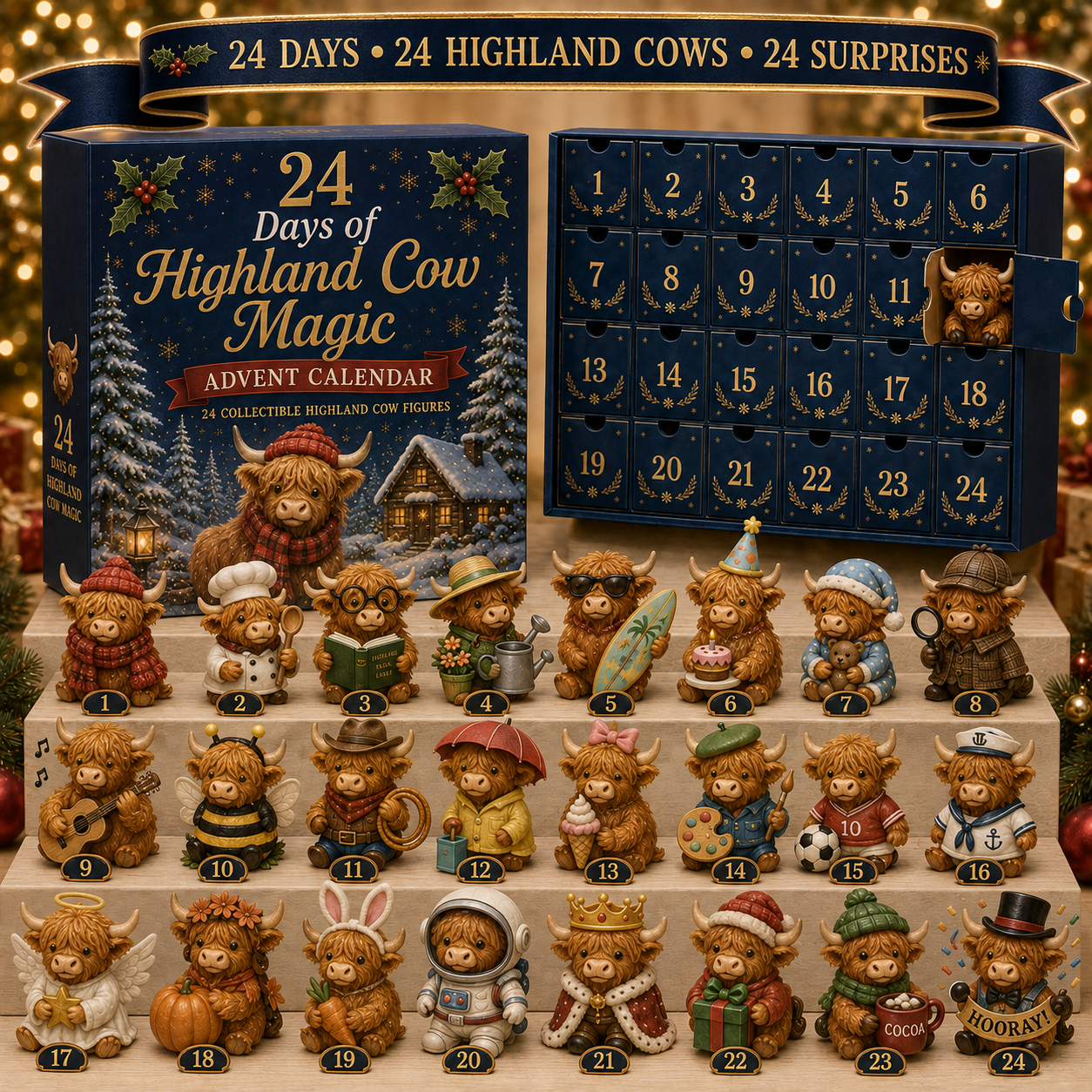 ๐ฎ 24 Days of Highland Cow Advent Calendar