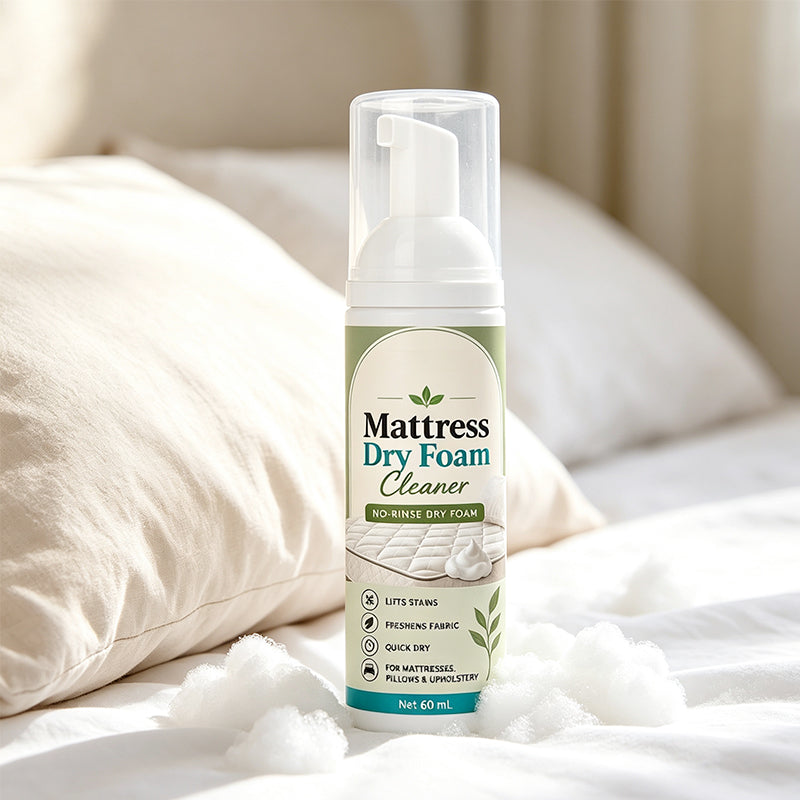 🔥 No-Rinse Mattress & Upholstery Foam Cleaner – Enzyme-Powered Deep Cleaning Formula🛏️🧽