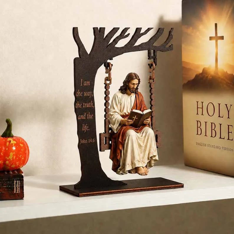 ✝️📚Christian Jesus Swing Ornament