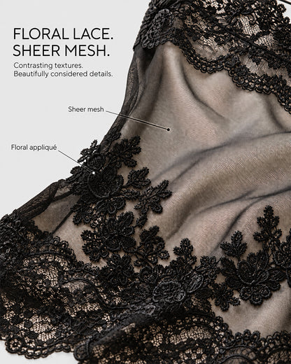Solid Color Lace Sexy Nightgown