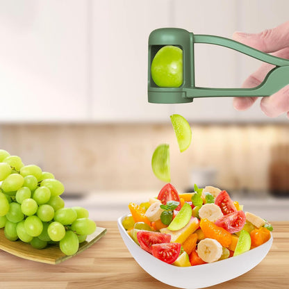 🍇 One-Press Grape Quartering Slicer – Fast 4-Way Cutter for Small Fruits
