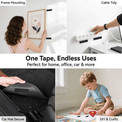 Heavy-Duty Hook and Loop Strips – Strong-Hold Fastener Tape for Home, Office & DIY Use