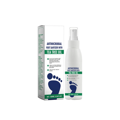 🍃Tea Tree Oil Foot Deodorant Spray - Antifungal Odor Removal for Feet & Shoes
