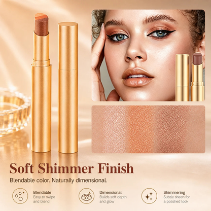 ✨ 3-in-1 Eyeshadow Stick – Waterproof Long-Wear Shimmer Eye Makeup