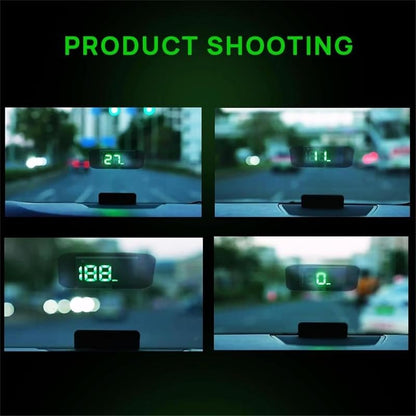 🚗 GPS Head-Up Display Speedometer – Digital HUD for Cars, Trucks & Motorcycles