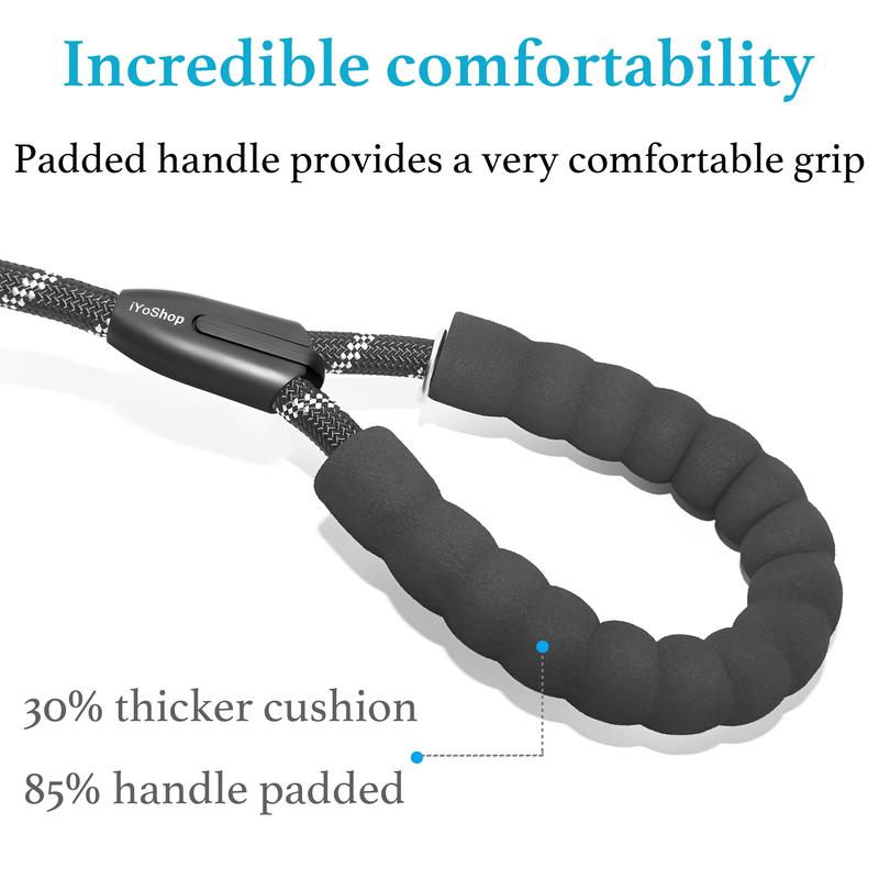 Heavy-Duty Shock-Absorbing Dog Leash – Bungee Control Leash for Walking, Running & Training