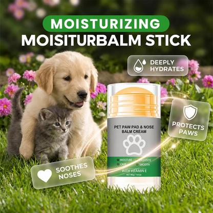 Moisturizing paw balm in sticks for pets