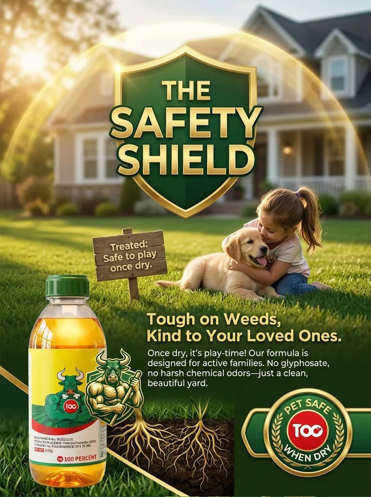 Herbicide and root rot control agent