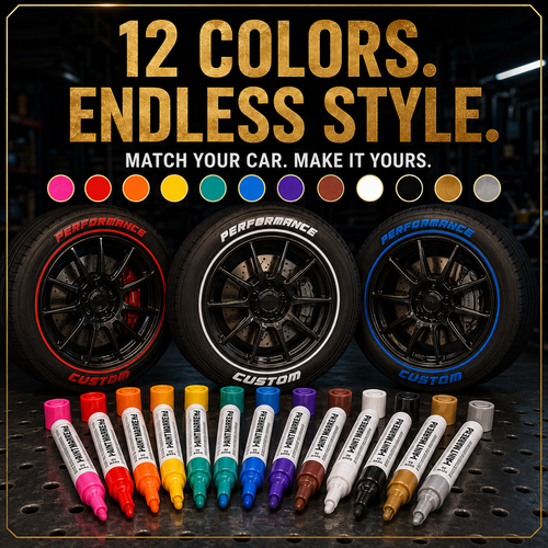 🔥⏰Oil-Based Waterproof Tire Marker Pen