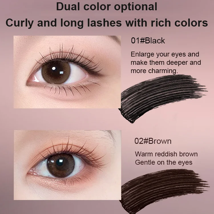 ✨Lengthening & Curling Mascara – Waterproof Smudge-Resistant Formula for Fuller-Looking Lashes