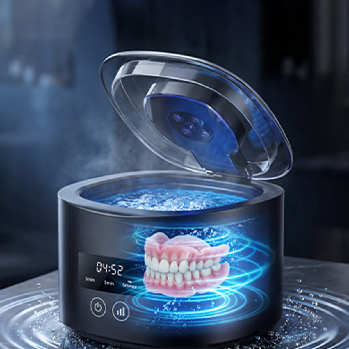 Ultrasonic Dental Cleaner – Deep Cleaning for Retainers, Aligners & Dentures