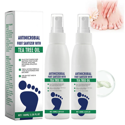 🍃Tea Tree Oil Foot Deodorant Spray - Antifungal Odor Removal for Feet & Shoes