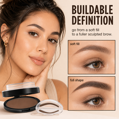 Eyebrow Stamp Powder with Brush