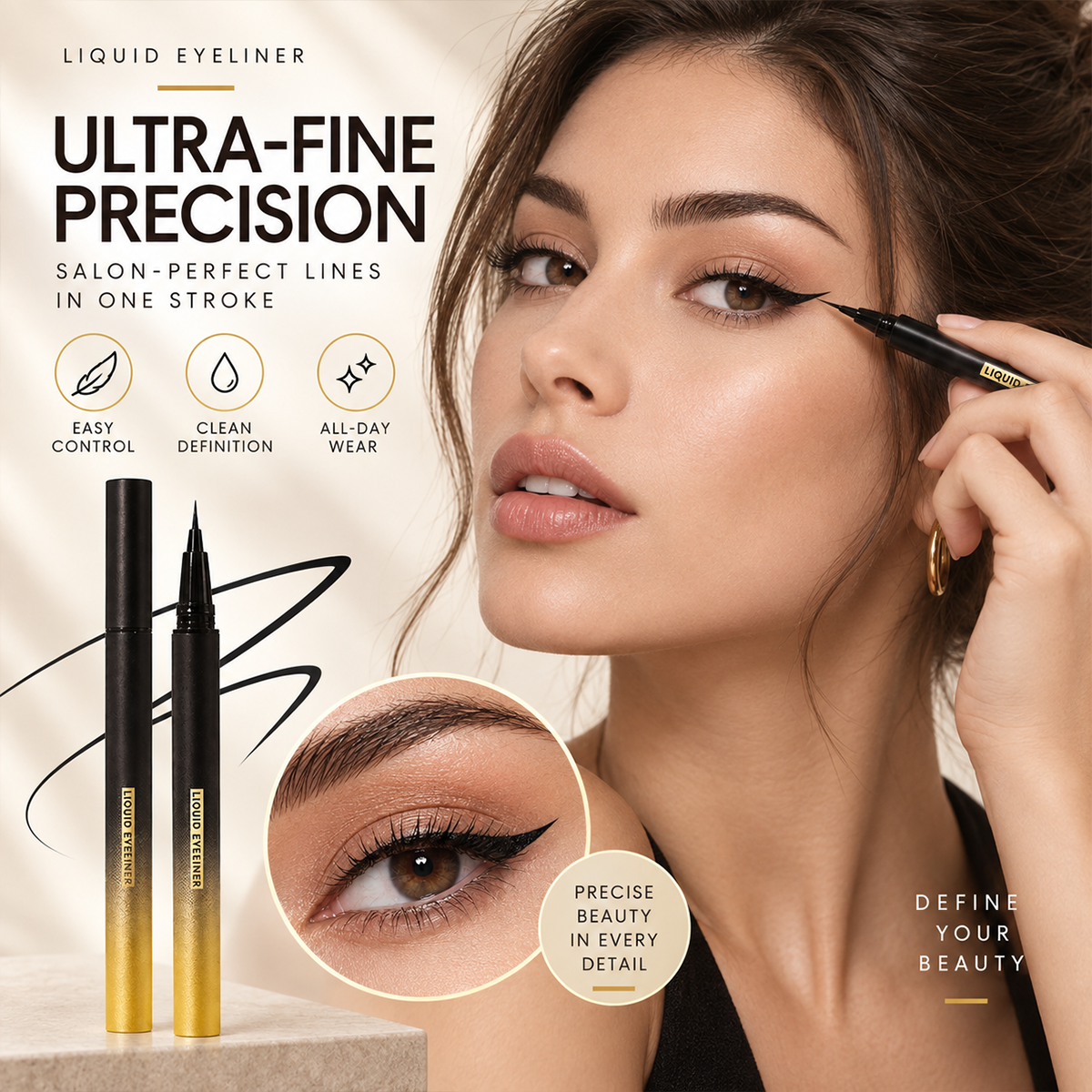 ❣️Waterproof Liquid Eyeliner Pen
