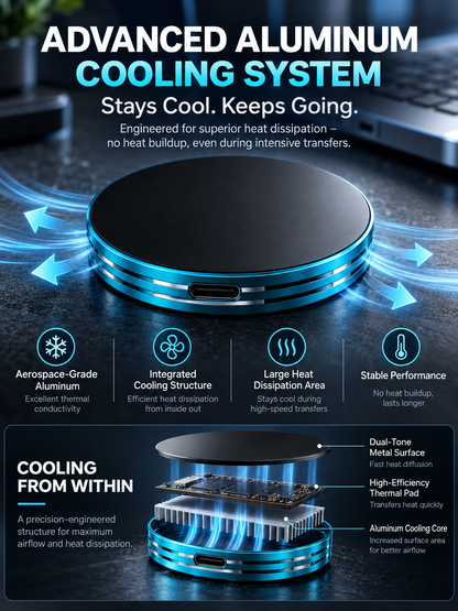 C Magnetic Portable SSD – Anti-Lost External Solid State Drive