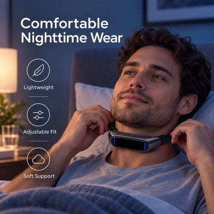 🌃🌙 Smart Anti-Snoring Device – Gentle Sleep Aid for Quieter, More Peaceful Nights