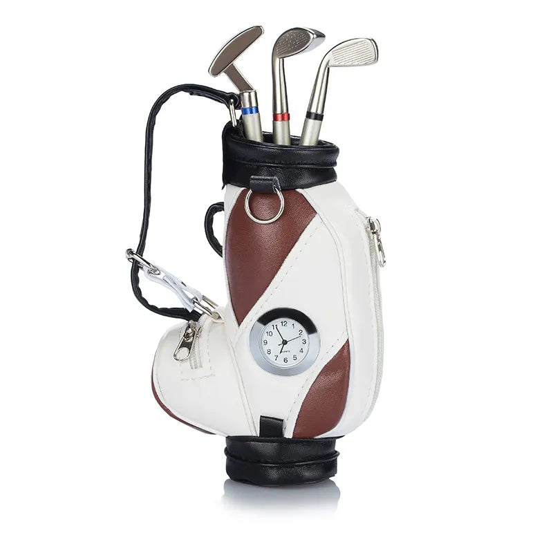 ⛳ Golf Pen Holder + 3‑Pen Set 🏌️‍♂️- Elevate Your Office Desk— A Hole‑in‑One for Style & Function