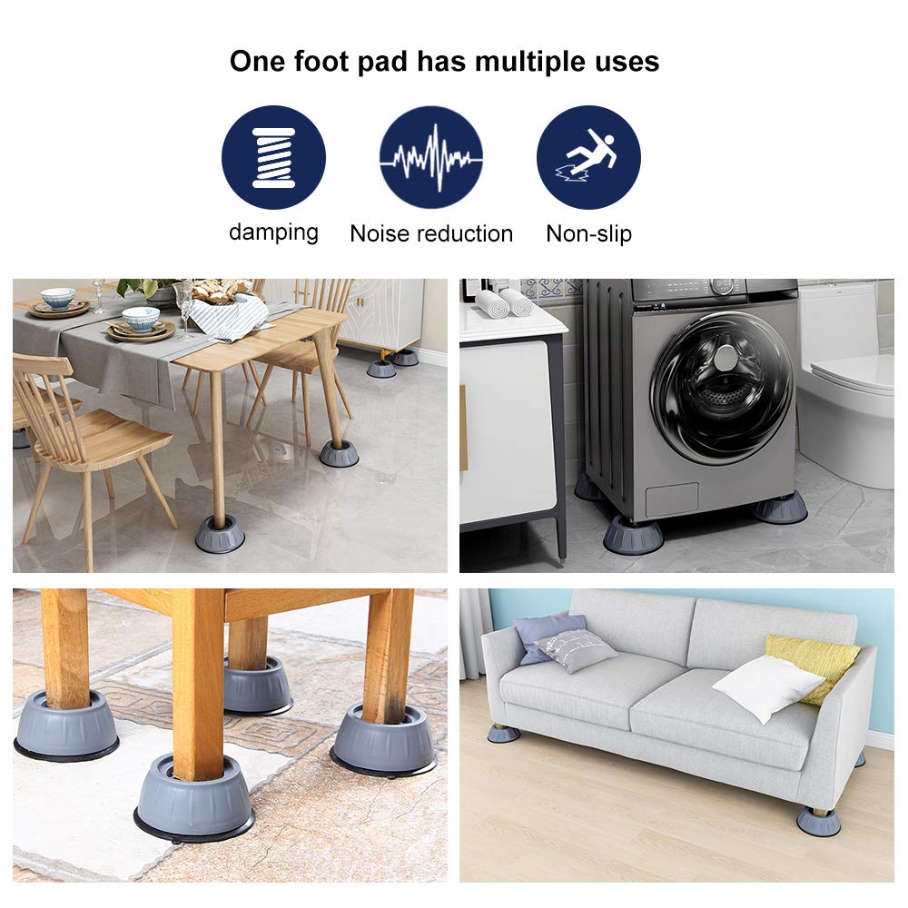 🔧 Anti-Vibration Pads for Washing Machines & Appliances – Noise & Shock Reduction
