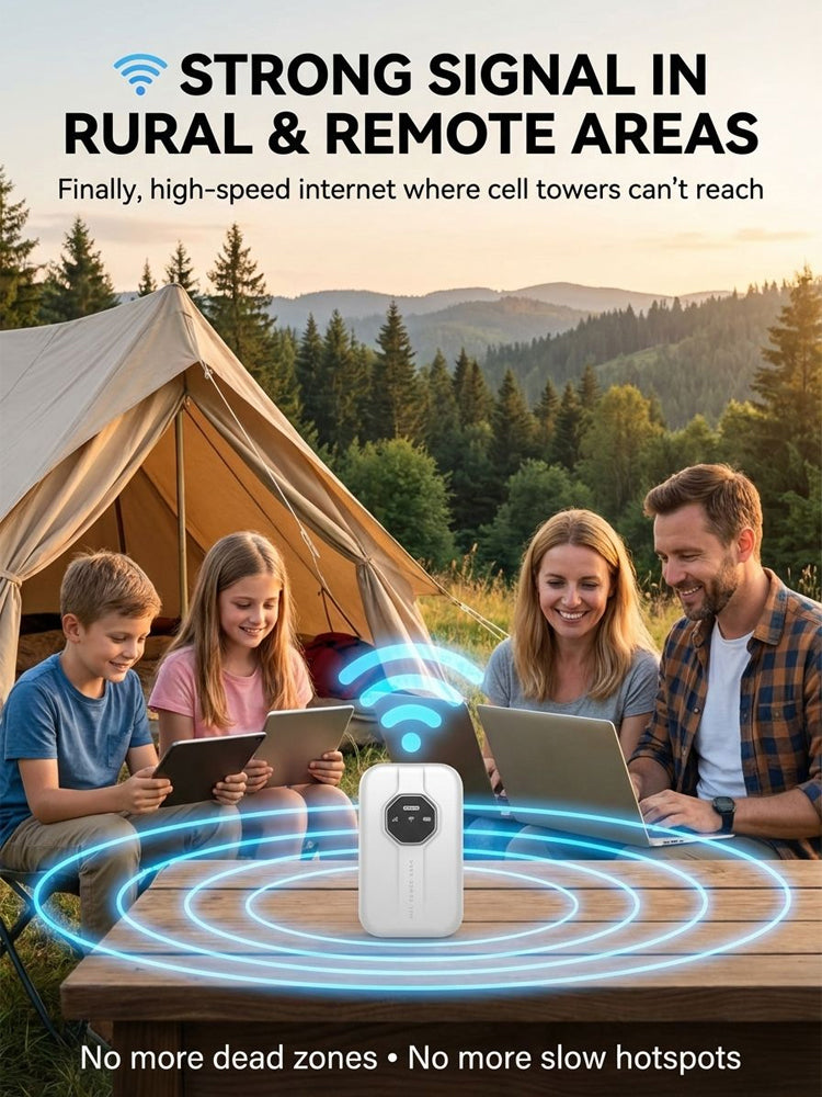 🔥Portable WiFi Hotspot – Stay Connected on the Go