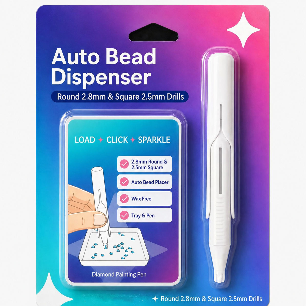 💎Automatic Pen for Diamond Painting – Faster Stone Laying and No Constant Wax Refills