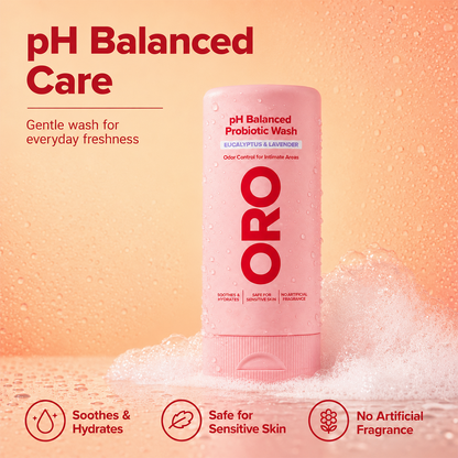 Complete Feminine Balance Bundle,PH Balanced Probiotic Wash, Gentle pH for Freshness