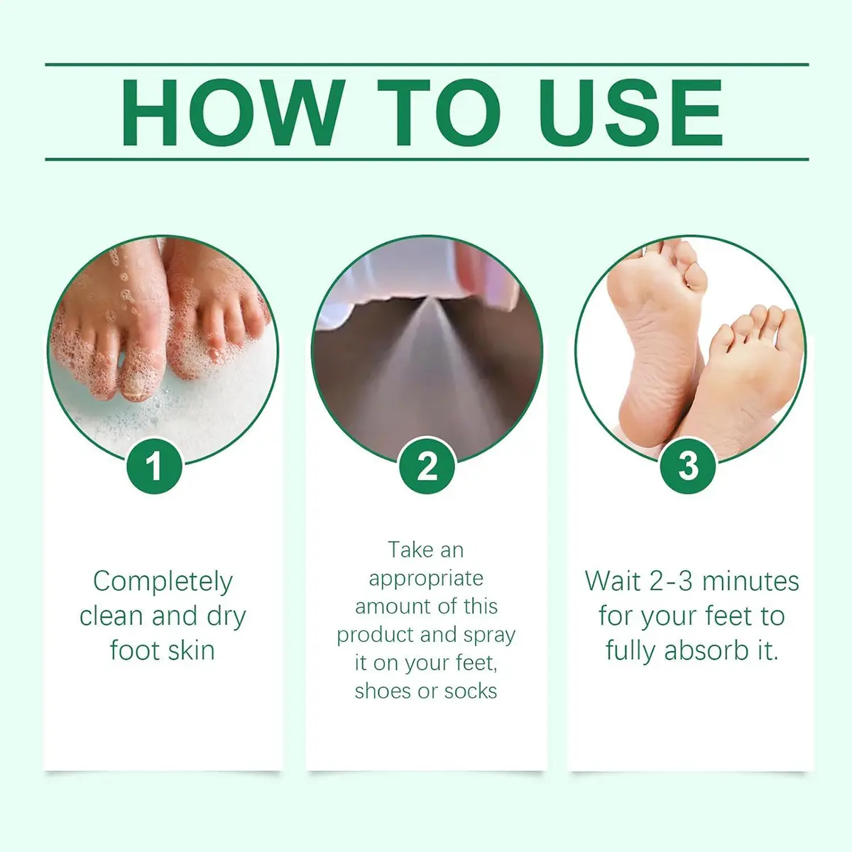 🍃Tea Tree Oil Foot Deodorant Spray - Antifungal Odor Removal for Feet & Shoes