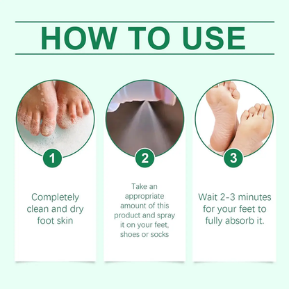 🍃Tea Tree Oil Foot Deodorant Spray - Antifungal Odor Removal for Feet & Shoes
