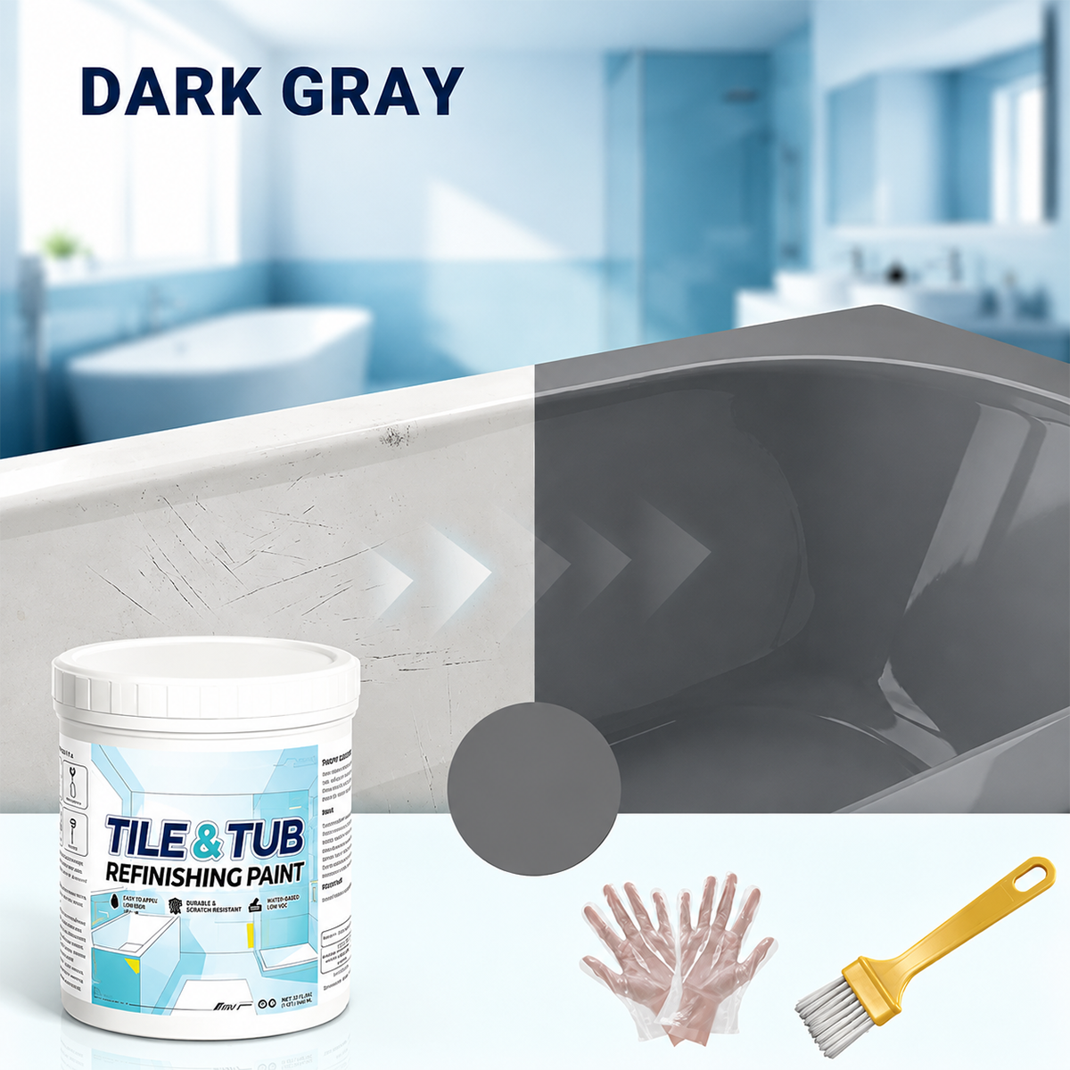 Premium Tile & Tub Refinishing Paint Kit