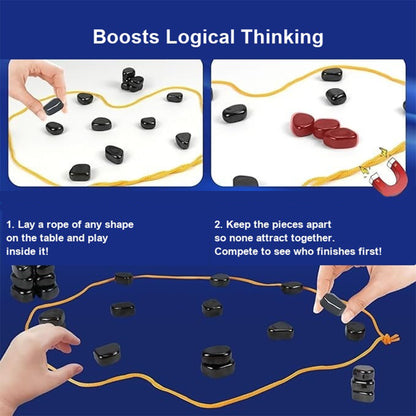 ♟️ Portable Chess Set with 20 Pieces & Rope – Compact Travel Chess Game