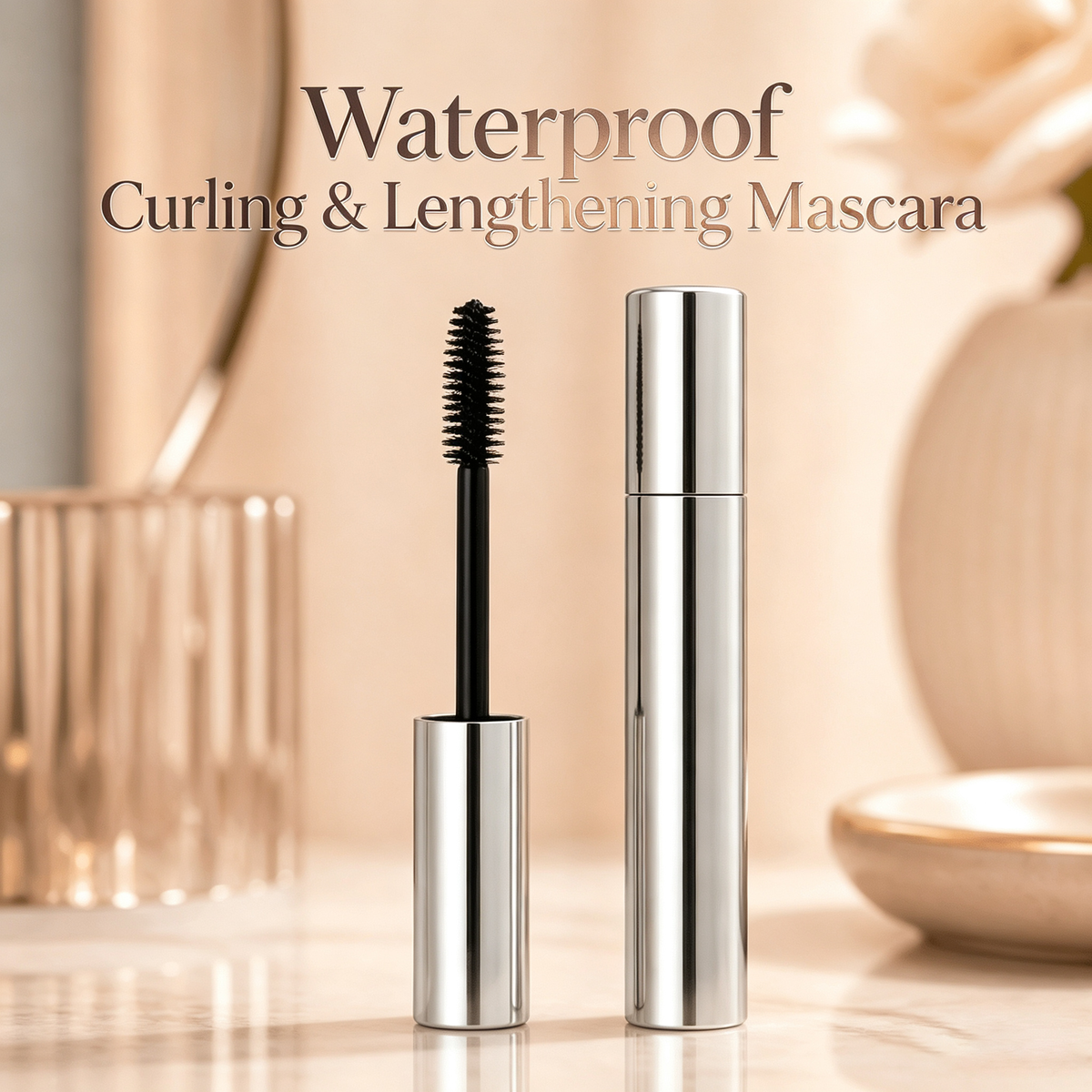 ✨ Waterproof Curling & Lengthening Mascara