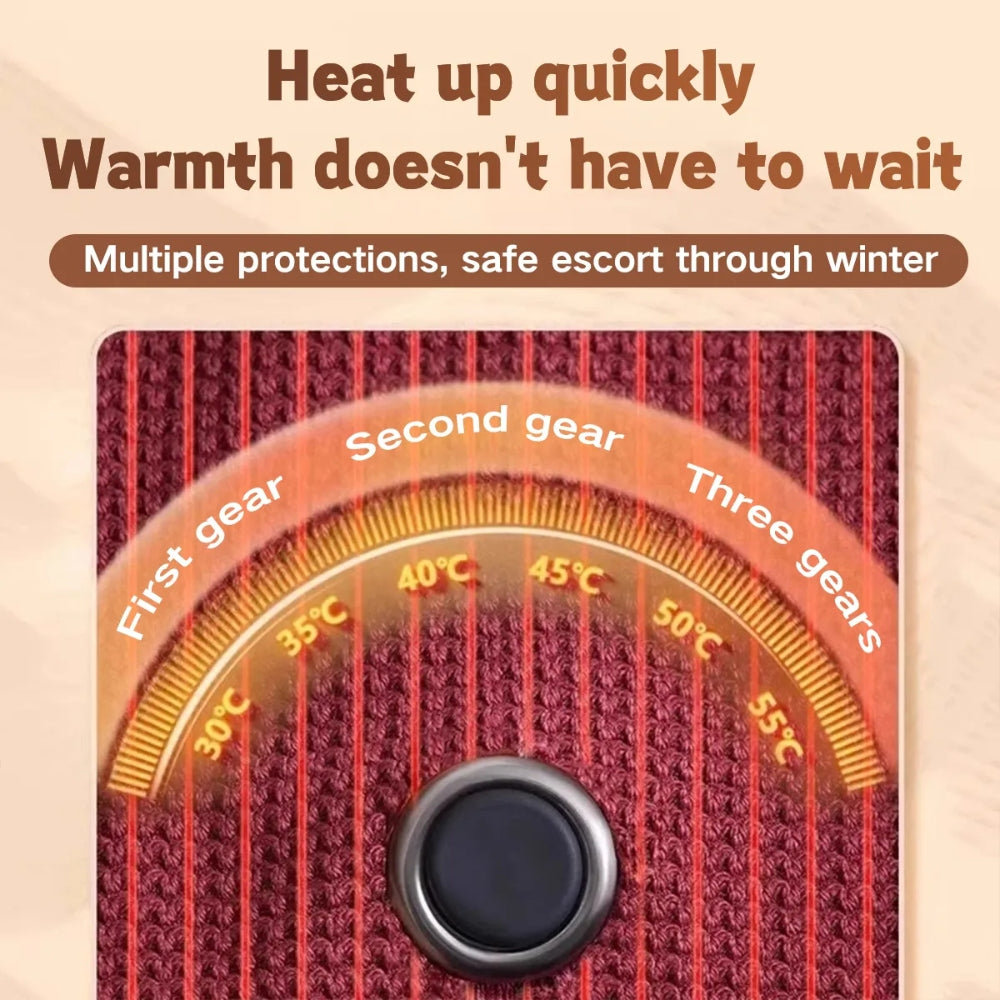 🔥 CozyHeat Wearable Heated Blanket – 3 Heat Levels for Winter Comfort