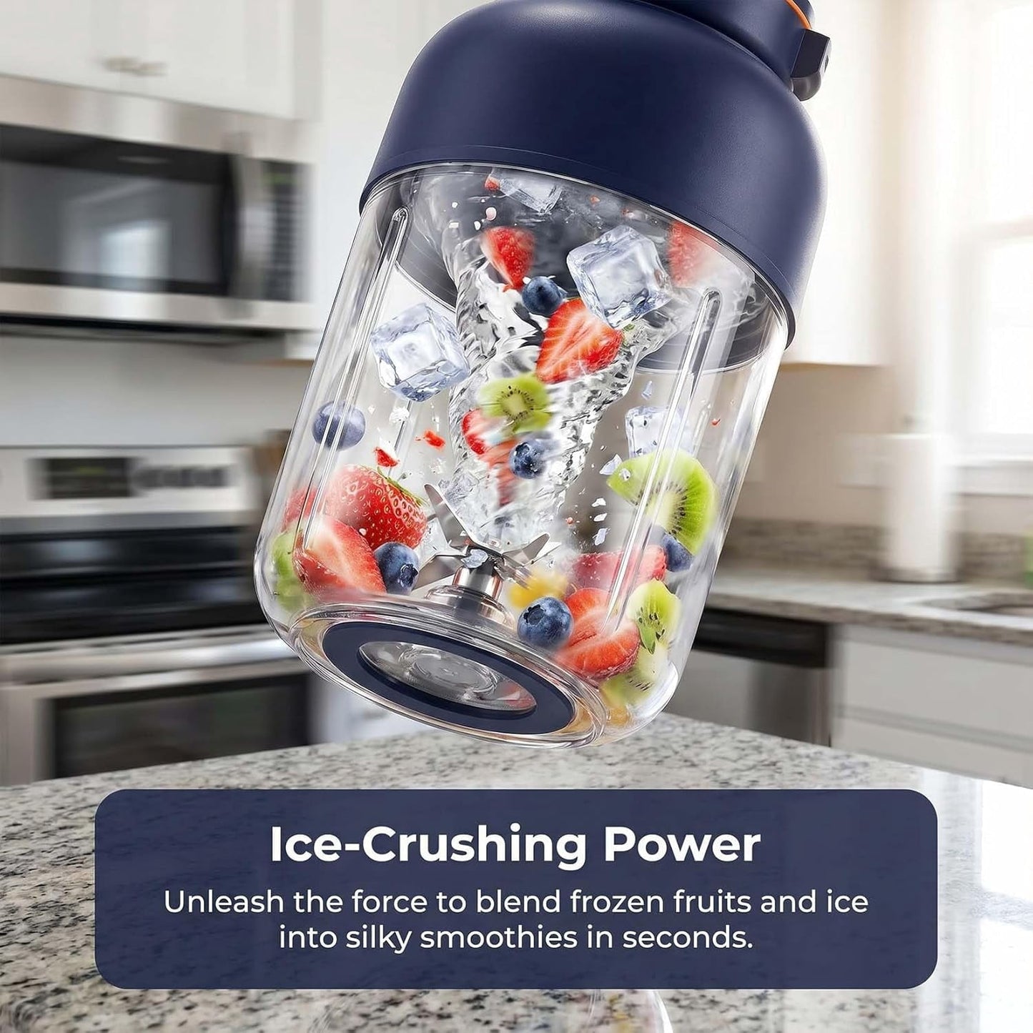 Portable Wireless Juicer Cup 1300ML – Rechargeable USB Personal Blender for Fruits & Vegetables