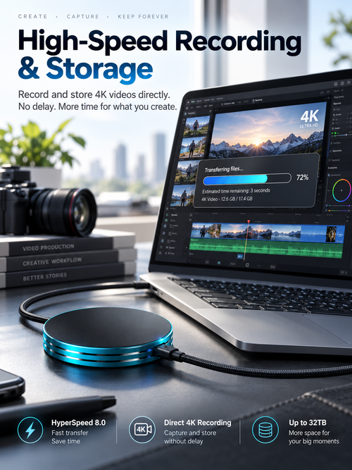 C Magnetic Portable SSD – Anti-Lost External Solid State Drive