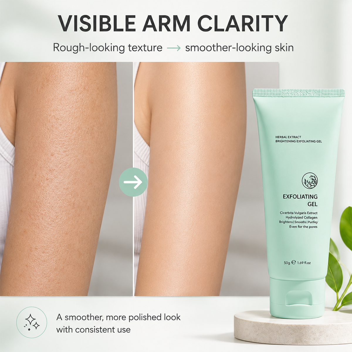 Gentle Exfoliating Gel – Deep Pore Cleansing & Herbal Formula