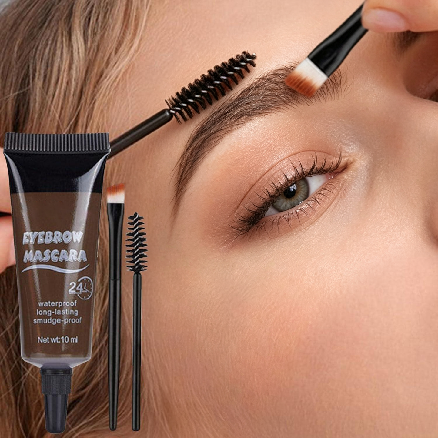 👁️ Waterproof Brow Gel-3-Day Long Lasting | Smudge-Proof 🌊