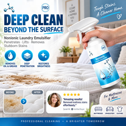 🧴 Clothing Emulsifier, Non-Ionic Laundry Pre-Treatment Stain Remover