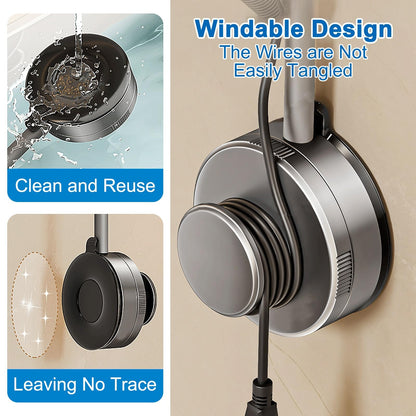 💈 Hands-Free Rotating Hair Dryer Holder