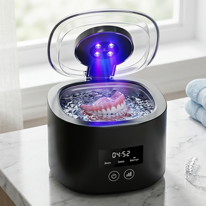 Ultrasonic Dental Cleaner – Deep Cleaning for Retainers, Aligners & Dentures