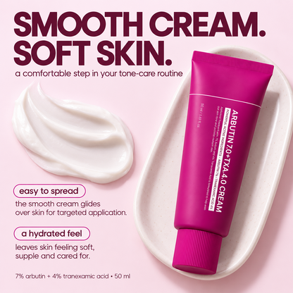 Arbutin 7% + Tranexamic Acid 4% Cream