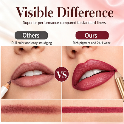 💄12-Color Lip Liner Pencil Set – Smudge-Proof & Long-Lasting