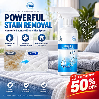 🧴 Clothing Emulsifier, Non-Ionic Laundry Pre-Treatment Stain Remover