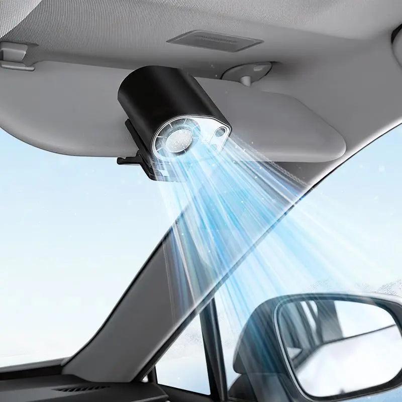 Semiconductor Clip-On Fan - Portable Car & Desk Cooler