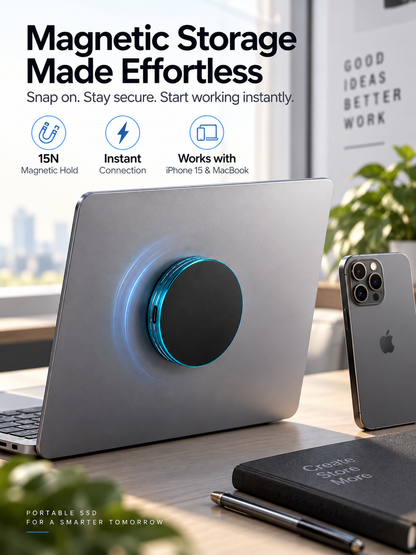 C Magnetic Portable SSD – Anti-Lost External Solid State Drive
