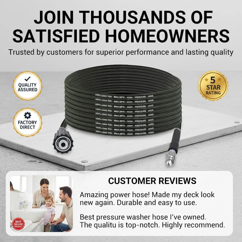 Triple‑Layer PVC Stainless Steel Burst‑Resistant Water Hose