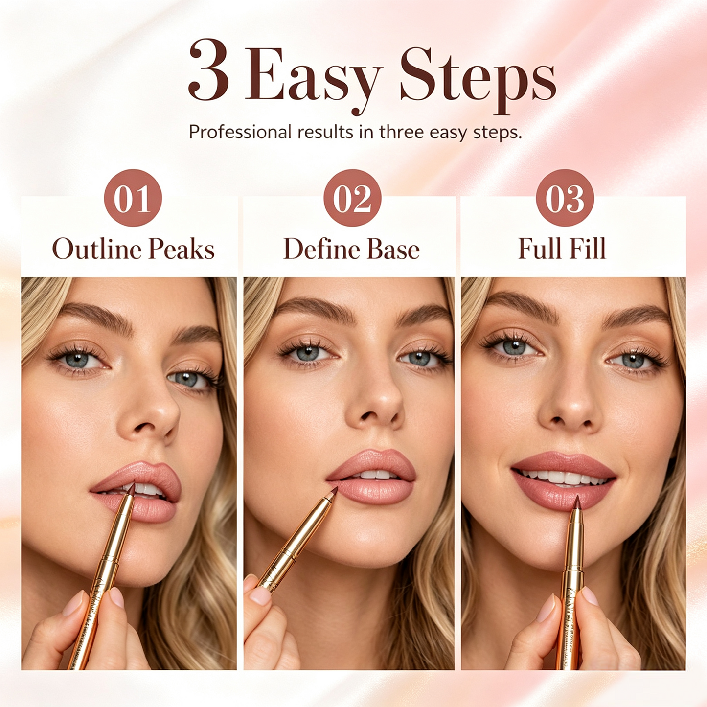 💄12-Color Lip Liner Pencil Set – Smudge-Proof & Long-Lasting
