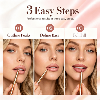 💄12-Color Lip Liner Pencil Set – Smudge-Proof & Long-Lasting