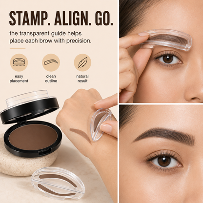 Eyebrow Stamp Powder with Brush